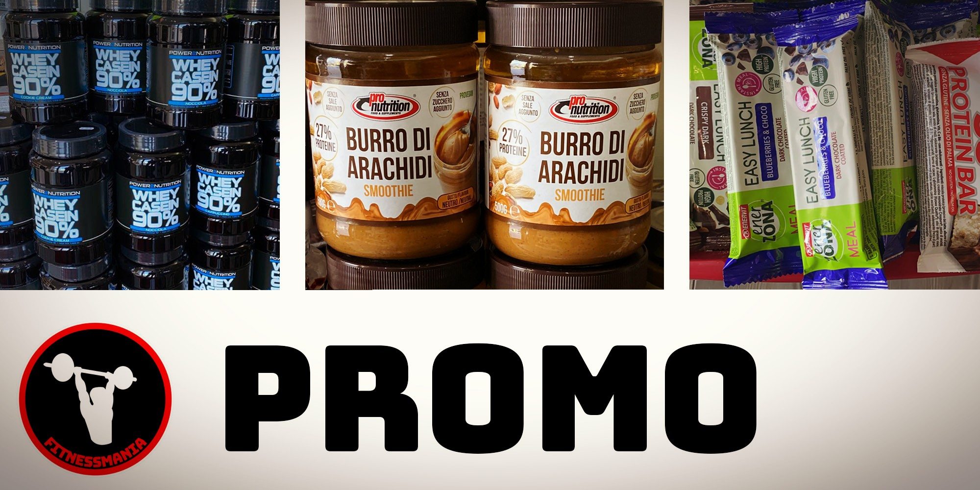 Promo Proteine, Barrette, Burro Arachidi Inizio 2021