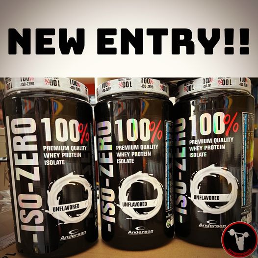 ISO - ZERO 100% PREMIUM QUALITY - WHEY PROTEIN ISOLATE